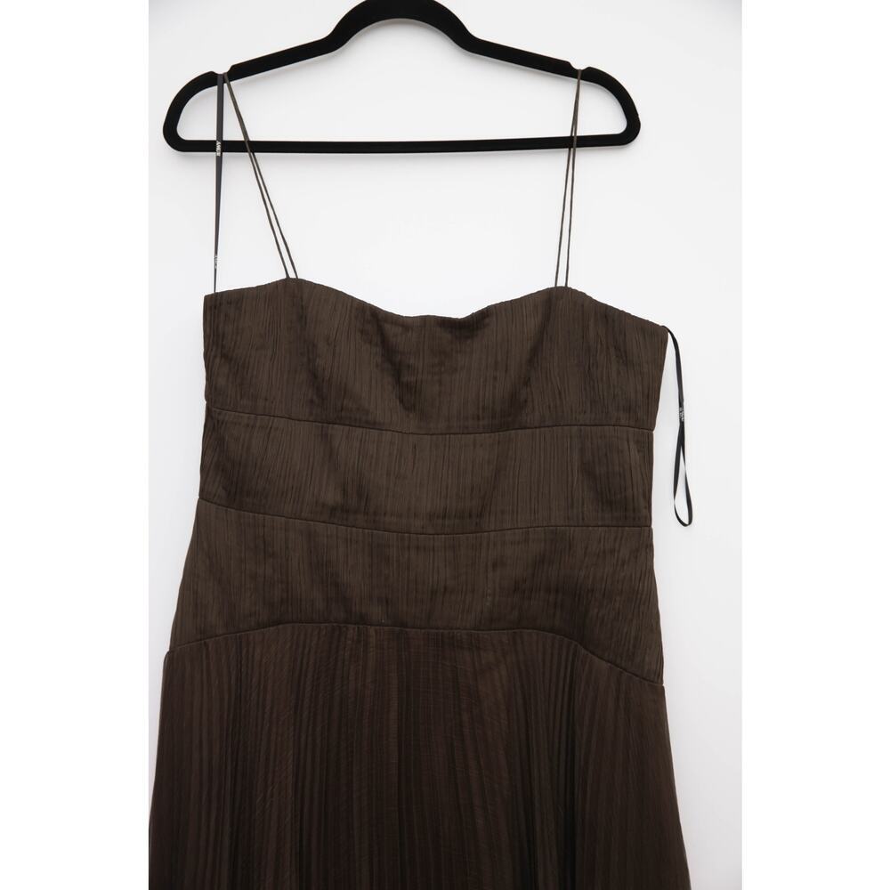 AMUR Sue Pleated Gown Wedding Guest Size 12 - Picture 6 of 10